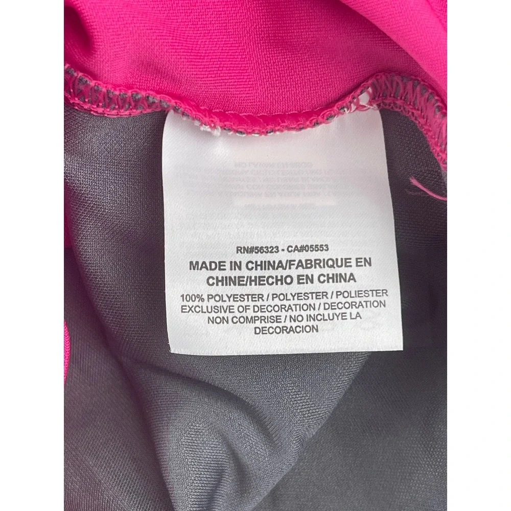 Nike Golf Dri-FIT Polo Shirt Mens Medium Pink Grey‎ Colorblock Special Olympics